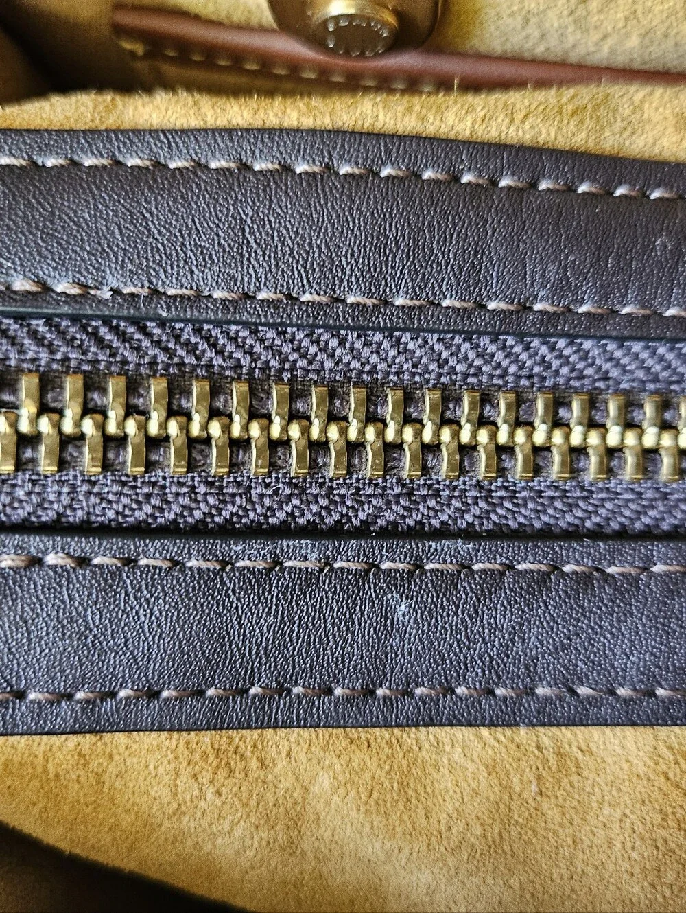 Coach Olive/ Oxblood Rogue 25 Bag - Picture 7 of 11